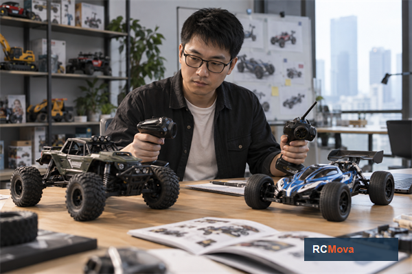 How to Choose an Age-Appropriate RC Toy for Your Product Range — RC toy sourcing overview RCMova factory and product photograph for How to Choose an Age-Appropriate RC Toy for Your Product Range