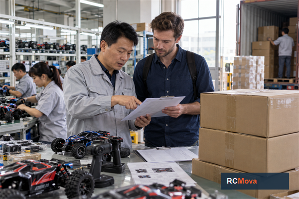 How Do I Evaluate a Supplier, MOQ, Lead Time, Quality Control, and Delivery Plan for Remote Control Toys? — RC toy sourcing overview RCMova factory and product photograph for How Do I Evaluate a Supplier, MOQ, Lead Time, Quality Control, and Delivery Plan for Remote Control Toys?