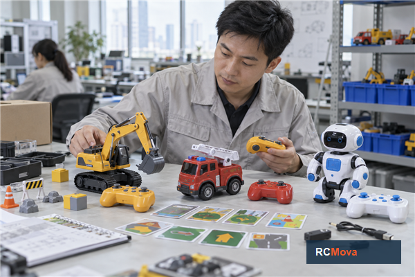 How to Source Educational Remote Control Toys for Retail and Private Label — RC toy sourcing overview RCMova factory and product photograph for How to Source Educational Remote Control Toys for Retail and Private Label