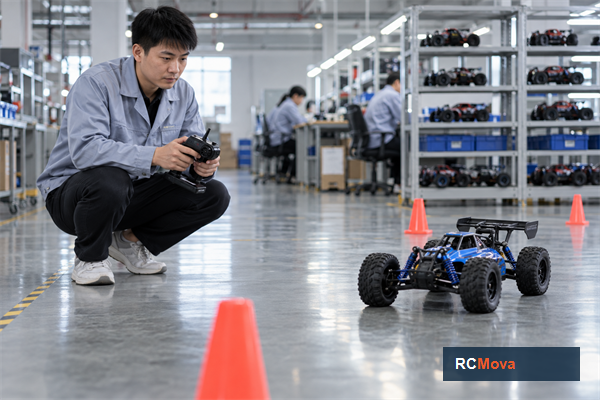 What Should Buyers Check for Control Range and Radio System When Sourcing Remote Control Toys? — RC toy sourcing overview RCMova factory and product photograph for What Should Buyers Check for Control Range and Radio System When Sourcing Remote Control Toys?