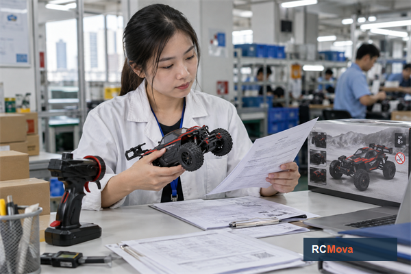 What Should Buyers Check for Safety and Certifications When Sourcing Remote Control Toys? — RC toy sourcing overview RCMova factory and product photograph for What Should Buyers Check for Safety and Certifications When Sourcing Remote Control Toys?